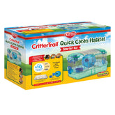 Kaytee CritterTrail con bandeja desechable para limpieza rápida y fácil