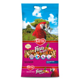 Kaytee Fiesta Big Bites Macaw envase y etiqueta clara para una alimentación diaria