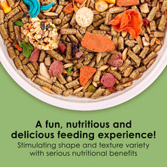 Kaytee Fiesta mezcla granos, semillas y frutas para una dieta variada y sabrosa