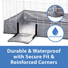 Kaytee liner con esquinas reforzadas para mayor durabilidad en 60x30 Open Living.