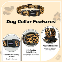 Collar ajustable de Kazazoo para tallas XS a L, ajuste cómodo.