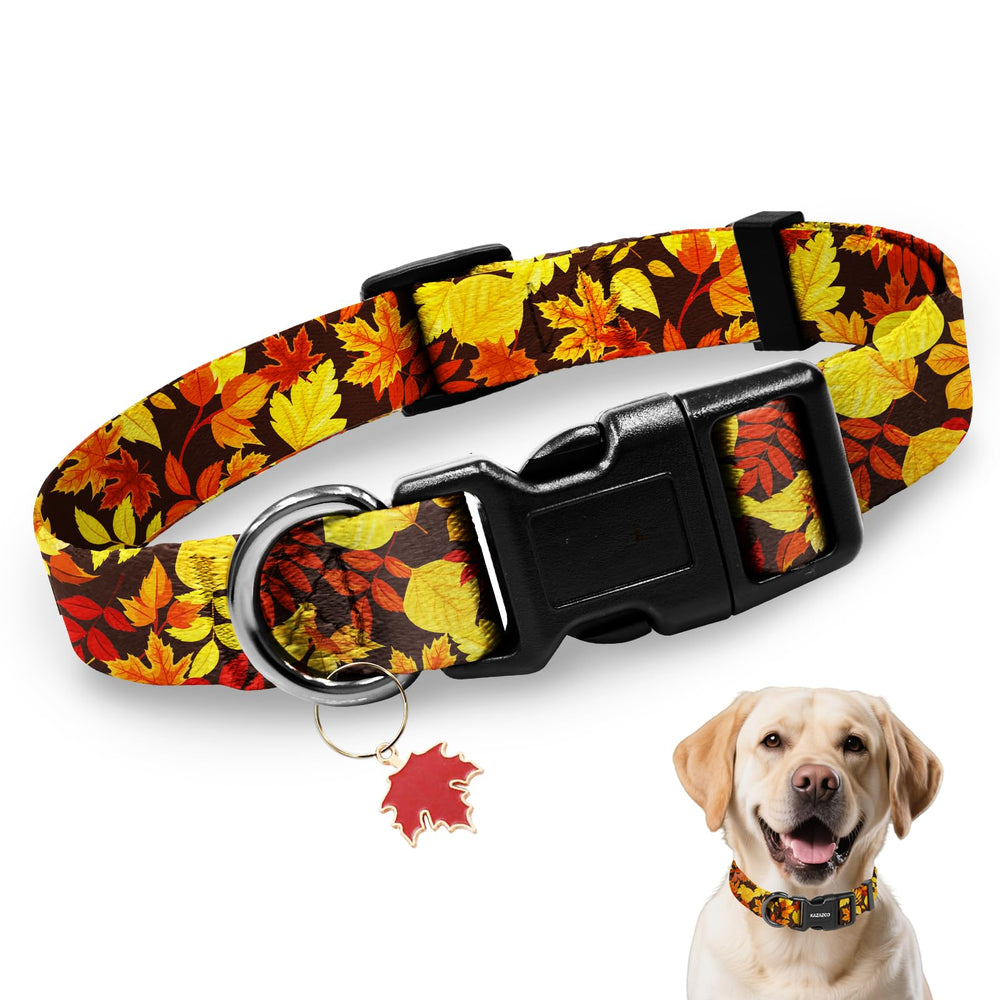 Kazazoo collar de nylon suave para perro, cómodo en paseos diarios.