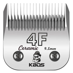 KBDS hojas cerámicas 4F 9,5 mm en uso, corte suave para perros y gatos.