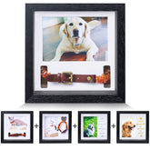 Marco conmemorativo para perro KCRasan 9x9, ideal para conservar recuerdos.