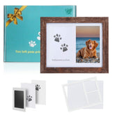 KCRasan marco recuerdo huellas para perro o gato, ideal para conmemorar una mascota