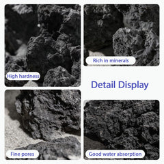 Piedras de lava Kecilke para bonsai mejoran drenaje y estetica.