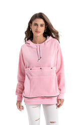 Kei Tomlison Pouch Hoodie con bolsillo frontal para mascotas, cercanía y comodidad en cada uso.