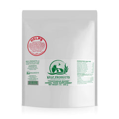 Kelp Products of Florida: suplemento de algas para perros, posible apoyo al pelaje y digestión.