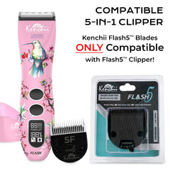 Kenchii Flash 5: herramienta duradera para cuidado profesional del pelaje en casa.