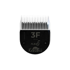 Kenchii Flash 5: hojas desmontables de acero inoxidable para cortes suaves en perros.