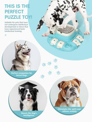 Kenida Dog Puzzle: base con contenedores multipropósito para premiar y fomentar comer despacio.