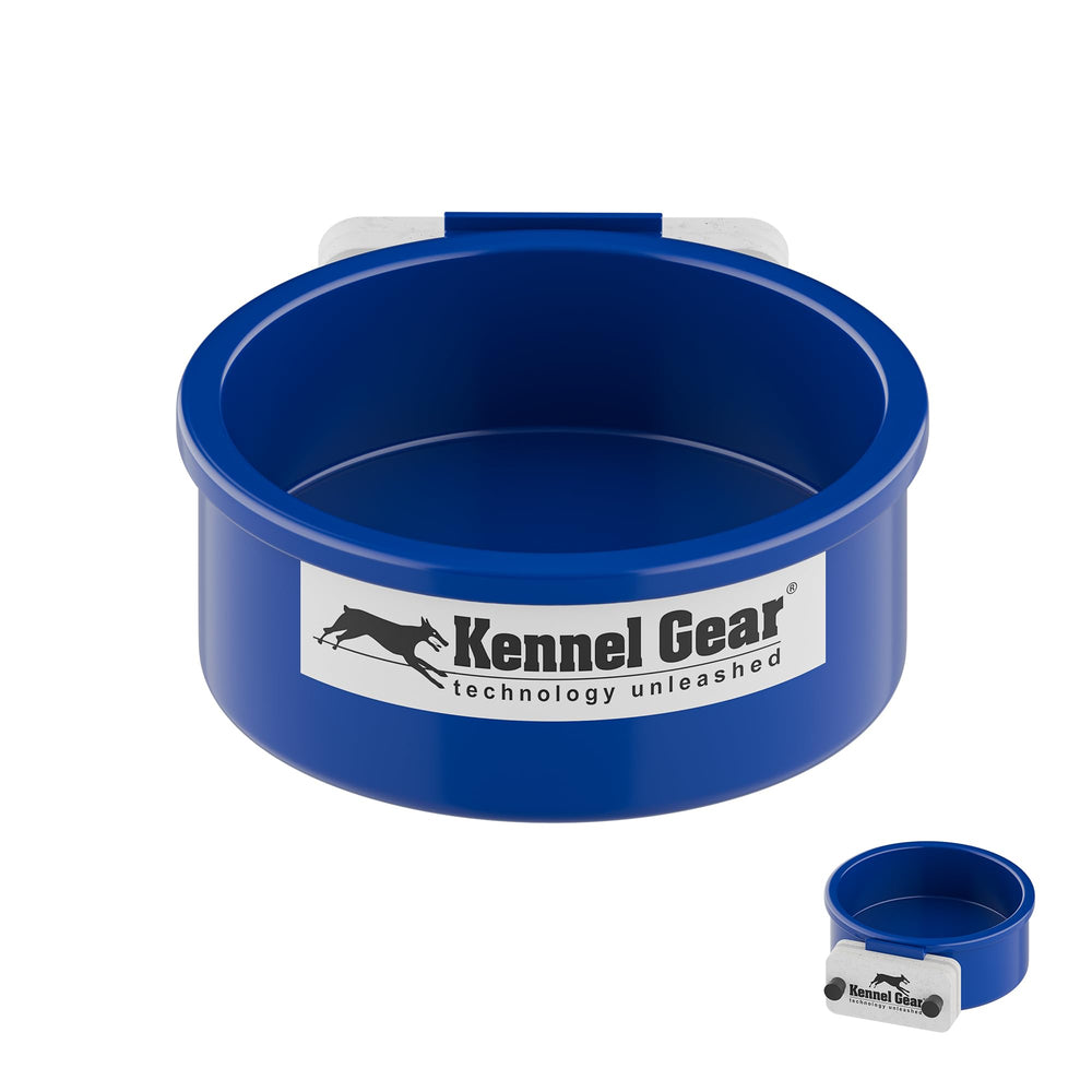 Kennel-Gear bebbedero para jaula anti-derrame, estable durante el traslado.
