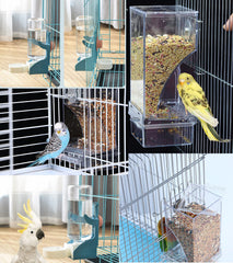 Kenond bebedero agua automático jaula aves, flujo constante para beber sin esfuerzo.