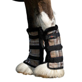 Kensington botas anti moscas verano de lujo, protección para caballos en negro XXL.