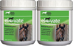 Elevate de Kentucky Performance Prod, polvo en botella, apoyo antioxidante para caballos en entrenamiento.