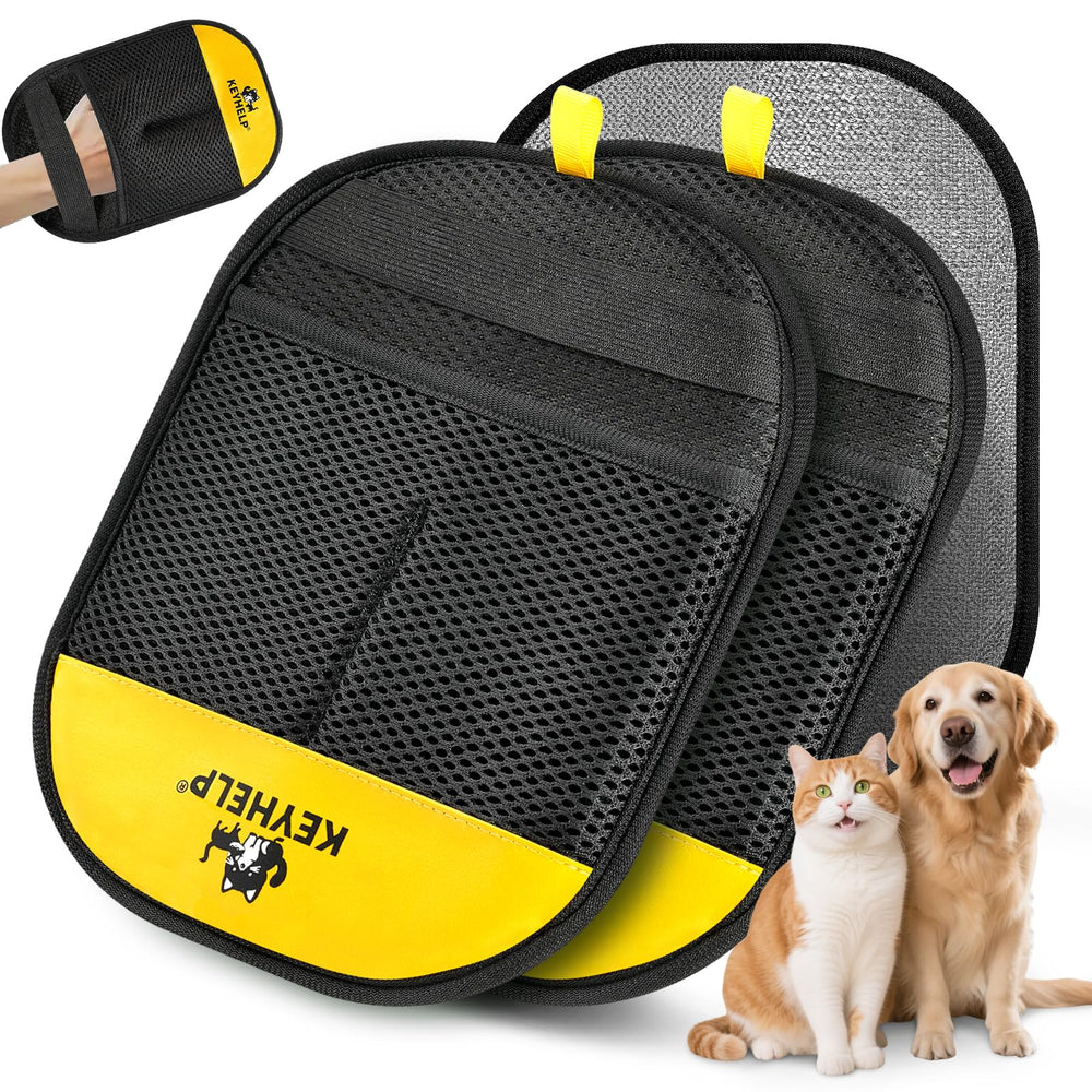 KEYHELP guante para eliminar pelo de mascotas en prendas y muebles, limpieza eficiente