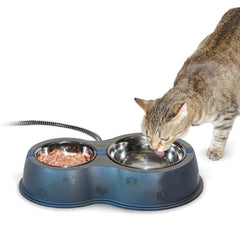 K&H Thermo-Kitty Café exterior con comida caliente para gatos.