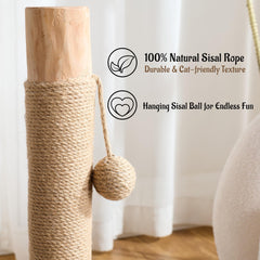 Kicari rasca gatos cuerda sisal natural para proteger muebles.