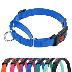 Collar martingala impermeable de Kidding Pets en un perro, ideal para paseos sin tirar
