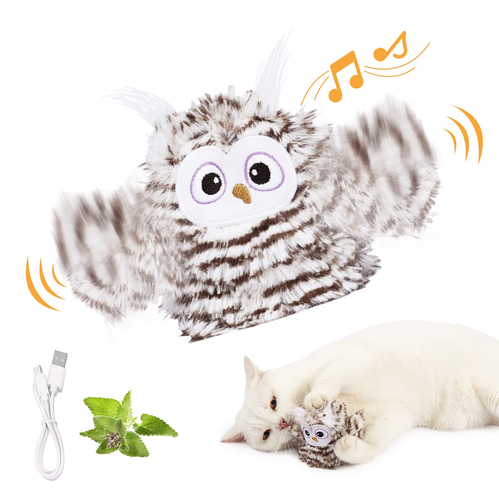Kimee búho interactivo con carga USB para jugar en casa
