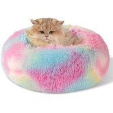 Cama Kimpets forma dona suave, ideal para descanso cómodo.
