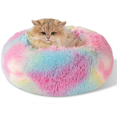 Cama Kimpets forma dona suave, ideal para descanso cómodo.