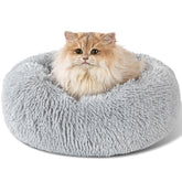 Cama Kimpets para perros redonda dona, confort envolvente para descanso