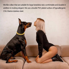 KINGOLDOGS collar-cadena oro 18k ajuste: talla segura para cualquier cuello.