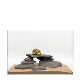 Piedras de laja natural KINGRUI para acuario, aspecto natural y seguro para peces