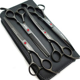 KINGSTAR tijeras rectas para perros, rendimiento de corte limpio y preciso.