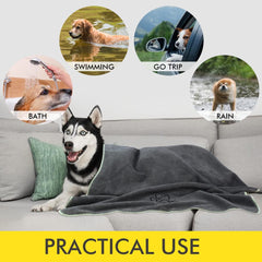 KinHwa toalla para mascotas en coche, ideal para viajes y salidas.