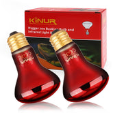 Kinur 75W lampara calor reptil terrario para calor estable