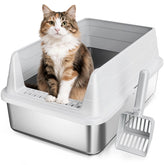 kiseng caja de arena de acero inoxidable con enfoque en control de olores en el hogar