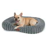KISIMUY cama para perros rectángular calmante, ideal para razas pequeñas.