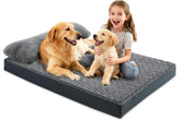 Cama ortopédica KISYYO para perros con nido removible y apoyo para articulaciones.