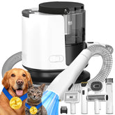 Kit de aseo para perros con aspiradora 12.000 Pa recoge pelo durante el cepillado