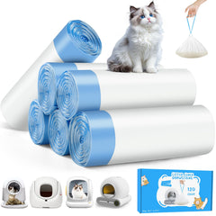 Kitcanis funda para caja de arena, 120 unidades, limpieza rápida
