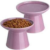 KitchenLestar comedero gato elevado ceramico 6-2 pulgadas facilita comer