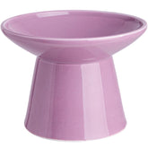 KITCHENLESTAR cuenco elevado de cerámica de 6,2 pulgadas facilita comer sin forzar el cuello.