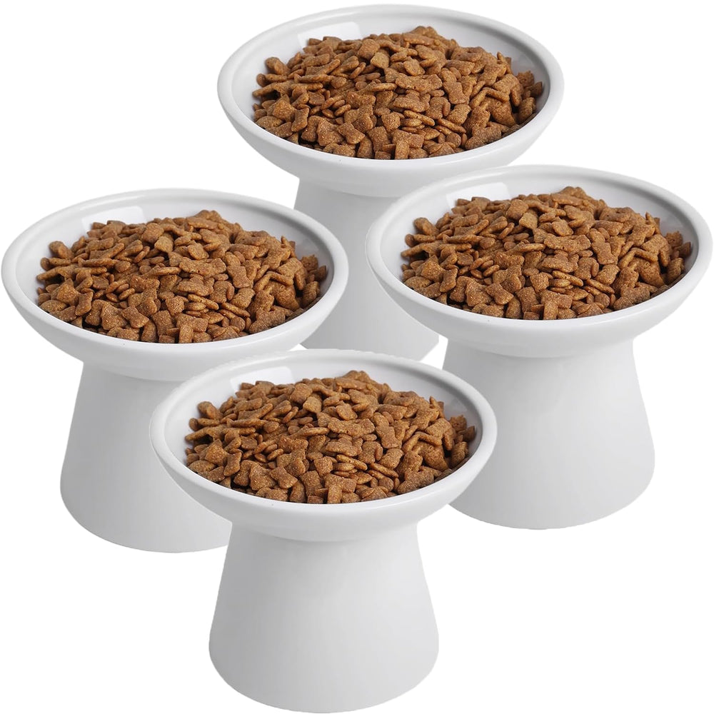 KitchenLestar tazón elevado de cerámica de 6,2 pulgadas, cómodo para gatos grandes