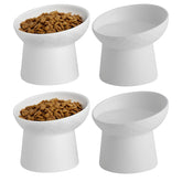 KITCHENLESTAR tazones elevados inclinados para comer más cómodo.