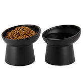 Tazones elevados para gatos de KITCHENLESTAR en cerámica, comodidad al comer.