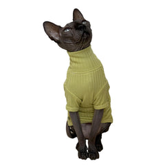 Kitipcoo camiseta gato Sphynx manga: uso diario con estilo