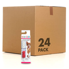 Kitty Caps coberturas de uñas para gato en blanco y coral, protegen muebles.