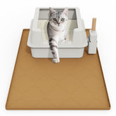 KIXCVDM almohadilla para arena de gatos 34x22, ayuda a mantener el piso limpio.