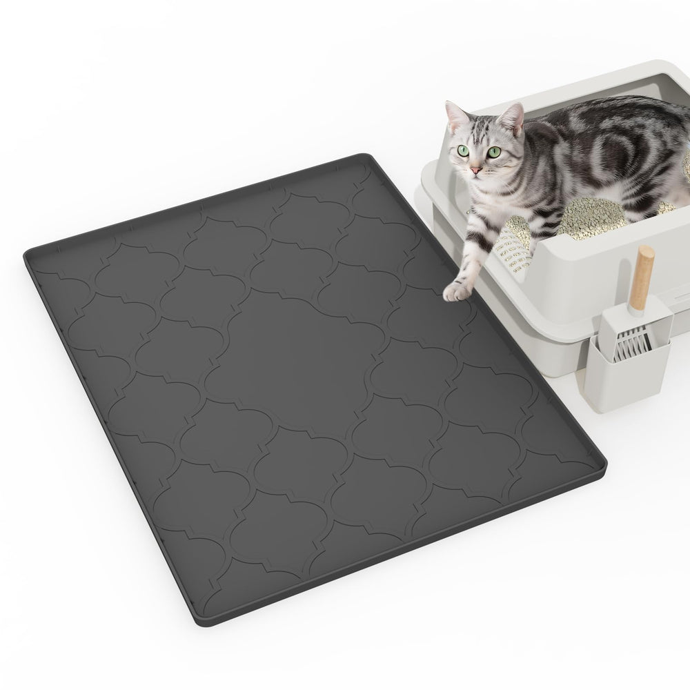 Kixcvdm almohadilla-arena-gato-28x22 atrapa arena y mantiene el suelo limpio
