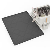 Kixcvdm almohadilla-arena-gato-28x22 atrapa arena y mantiene el suelo limpio