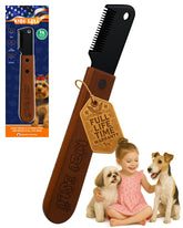 KIZO ESLO cuchillo desbaste para terriers, uso preciso y suave para pelo muerto