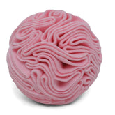 kmirepa Pelota Snuffle para perros color cereza estimula olfato y juego en casa