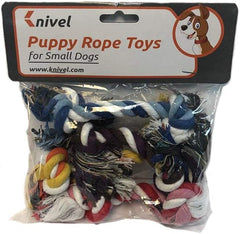 Knivel juego de cuerda para cachorros pequeños, perfecto para uso en interiores y exteriores.